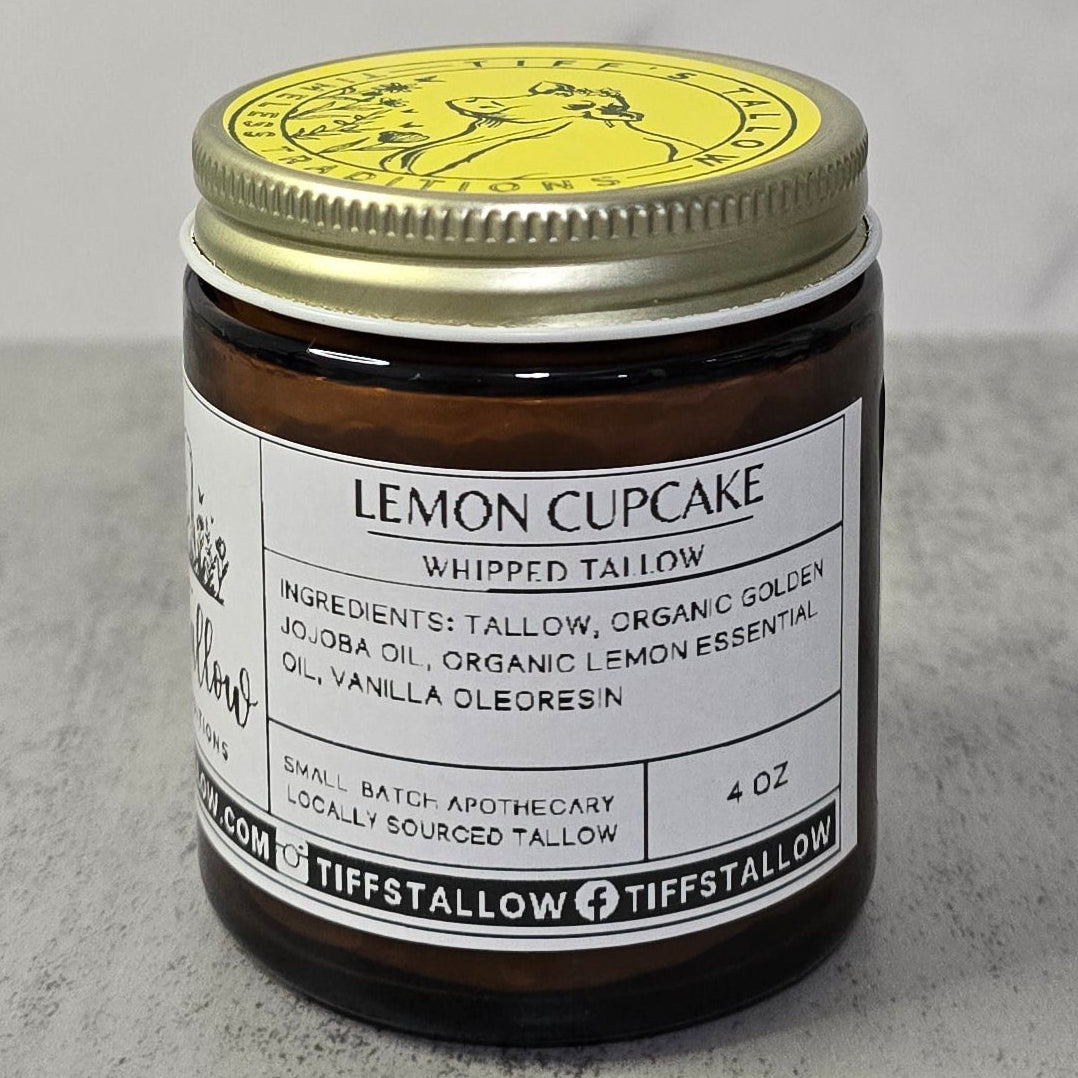 Lemon Cupcake Whipped Tallow