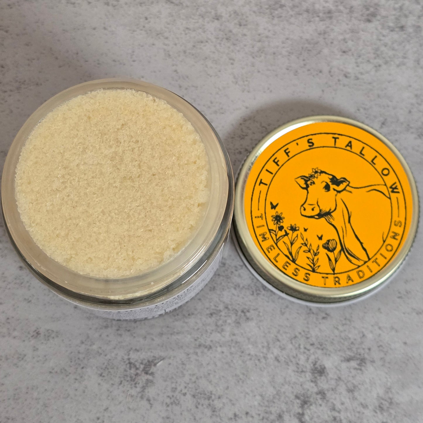 Golden Hour Tallow Sugar Scrub- 4 oz
