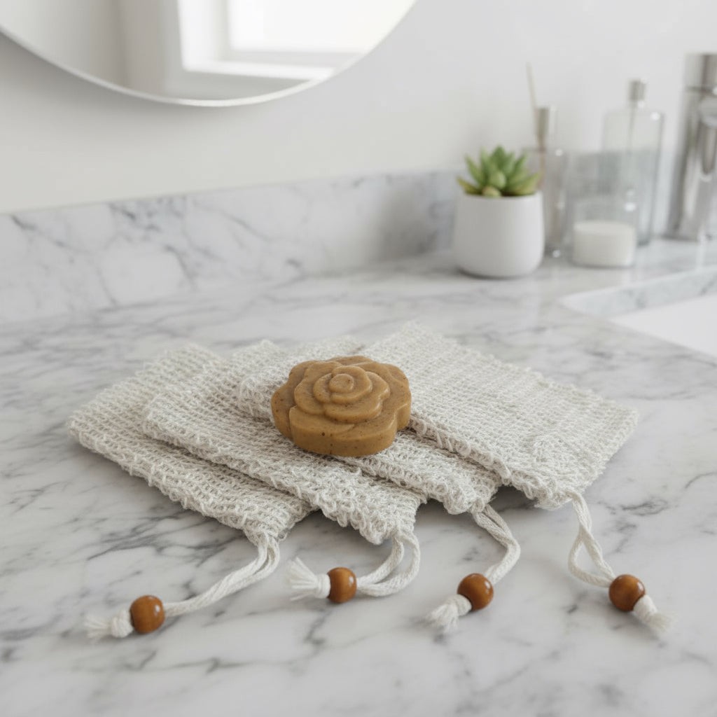 Natural Plant-Based Sisal Soap Saver Pouch