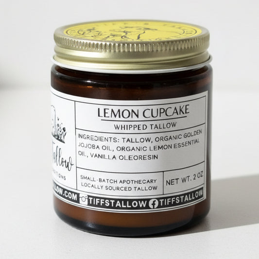 Lemon Cupcake Whipped Tallow