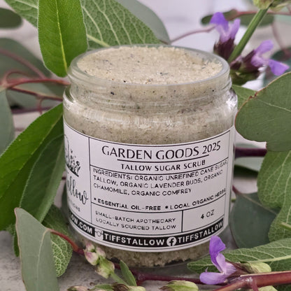 Garden Goods 2025 Tallow Sugar Scrub