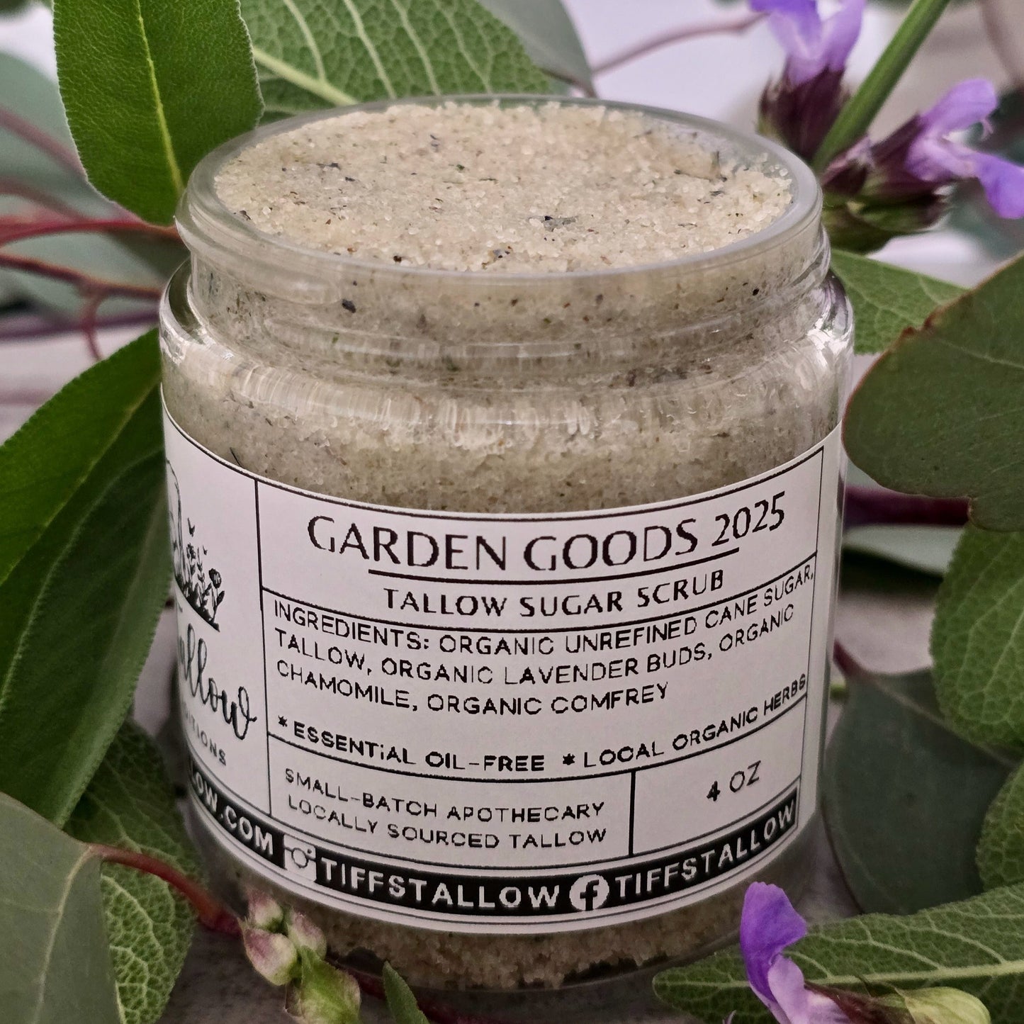 Garden Goods 2025 Tallow Sugar Scrub