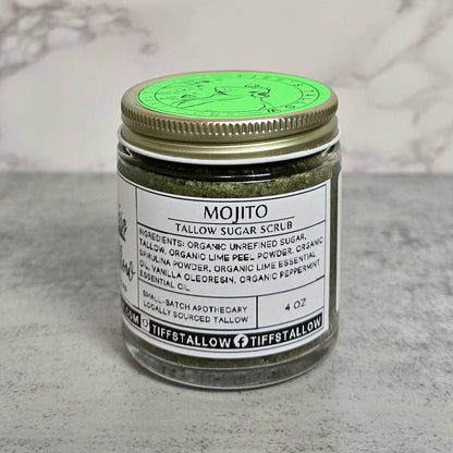 Mojito Tallow Sugar Scrub- 4 oz
