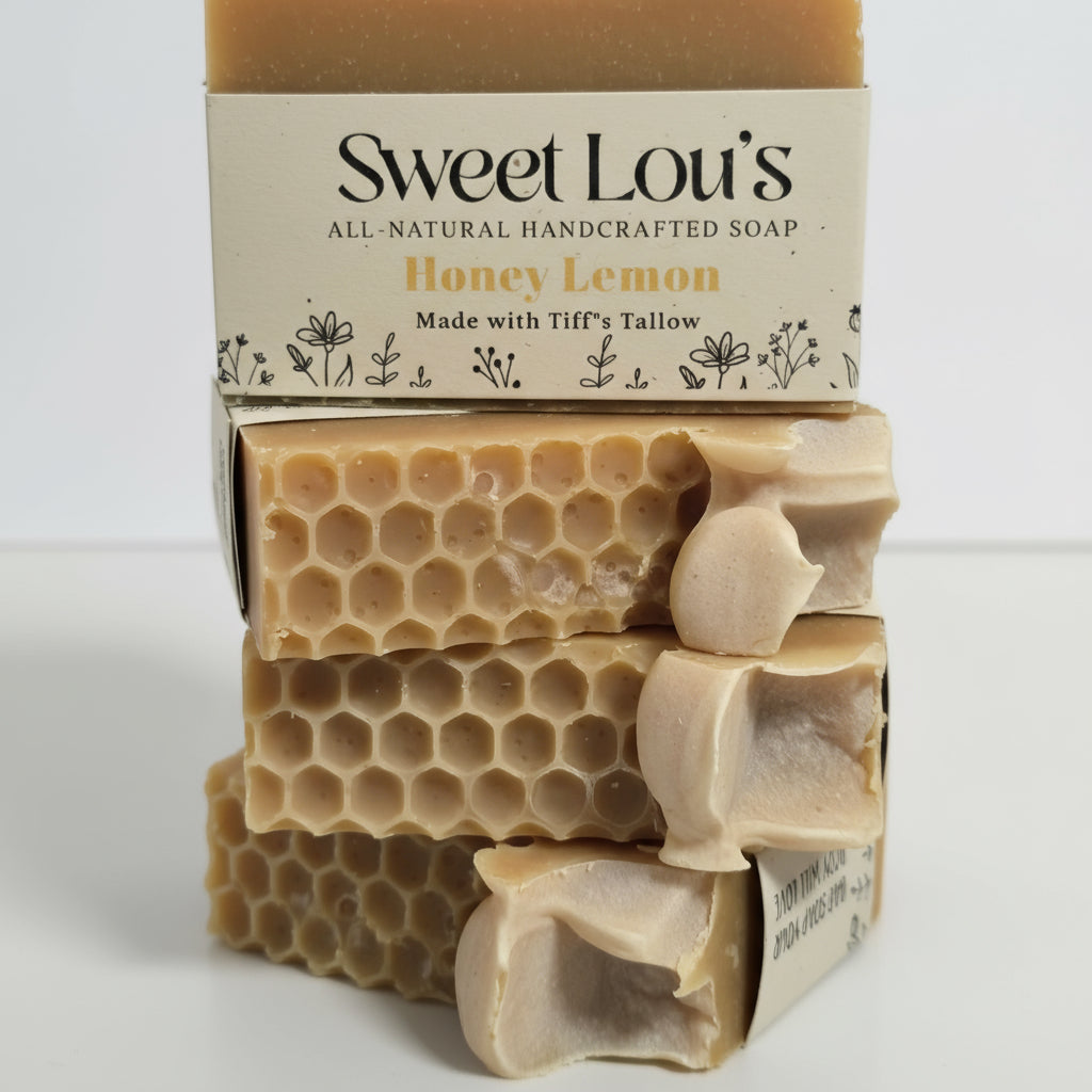 Honey Lemon Tallow (Body) Soap Bar