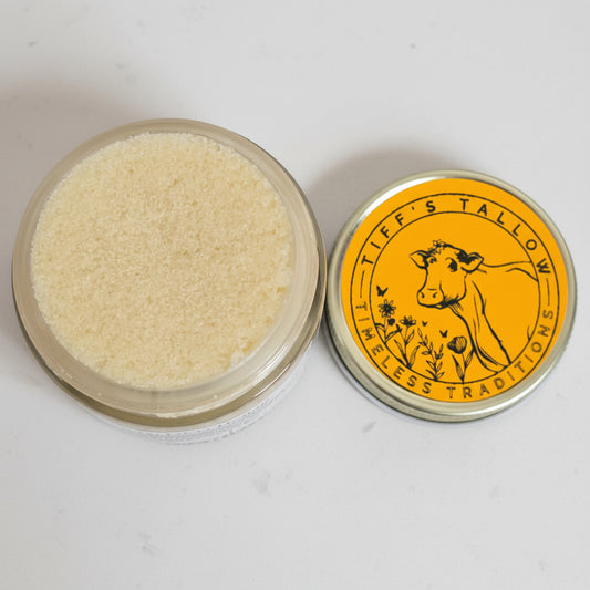 Golden Hour Tallow Sugar Scrub- 4 oz