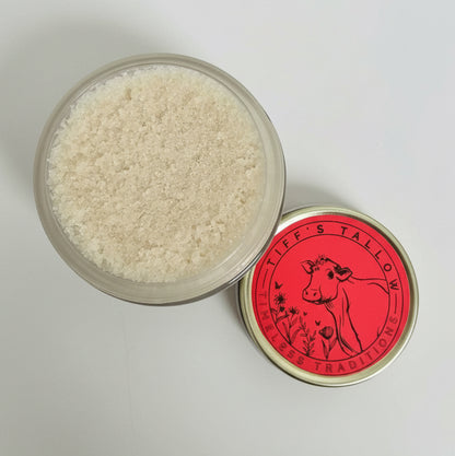 Peppermint Twist Tallow Sugar Scrub