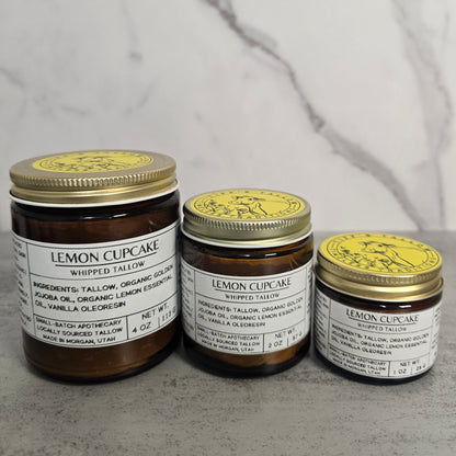 Lemon Cupcake Whipped Tallow