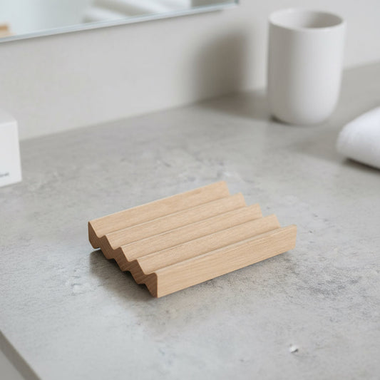 Alder Boardwalk Soap Dish — Made in the USA