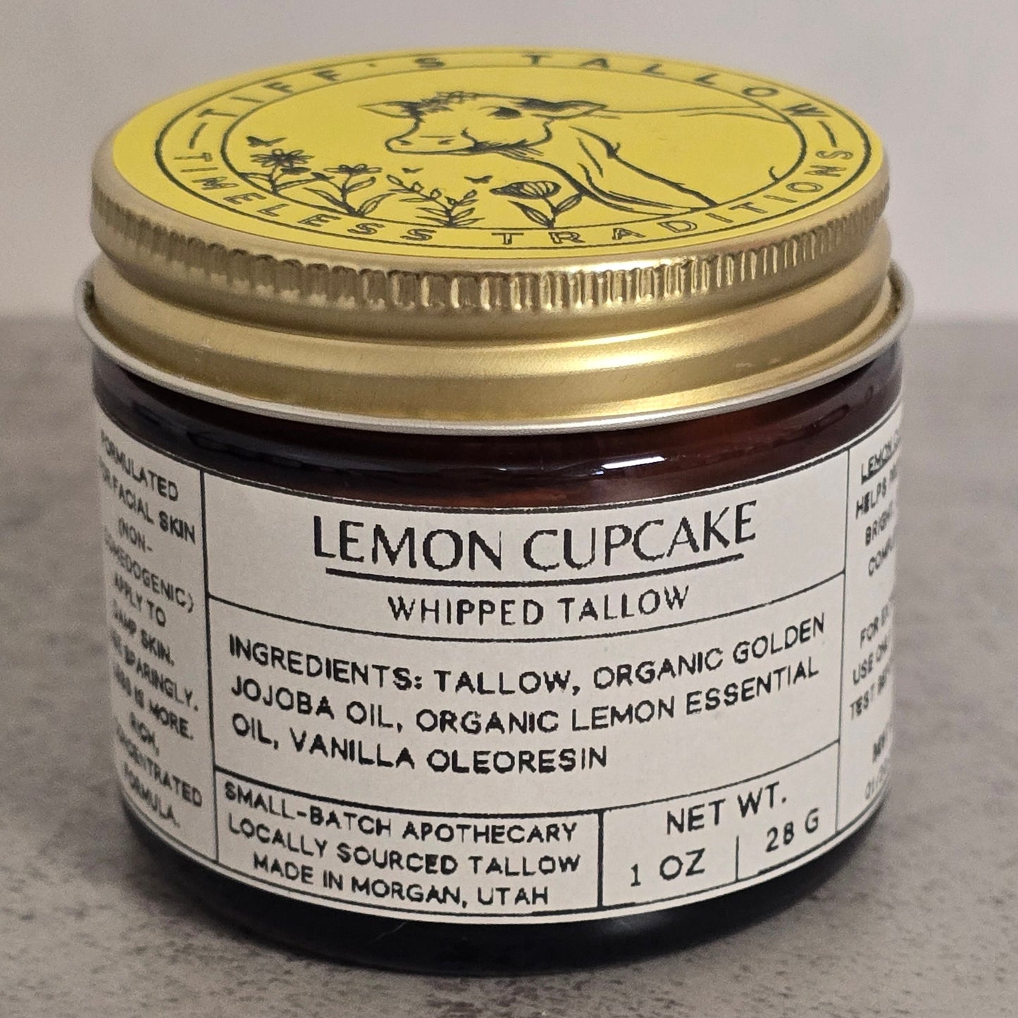 Lemon Cupcake Whipped Tallow