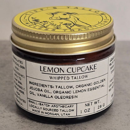Lemon Cupcake Whipped Tallow