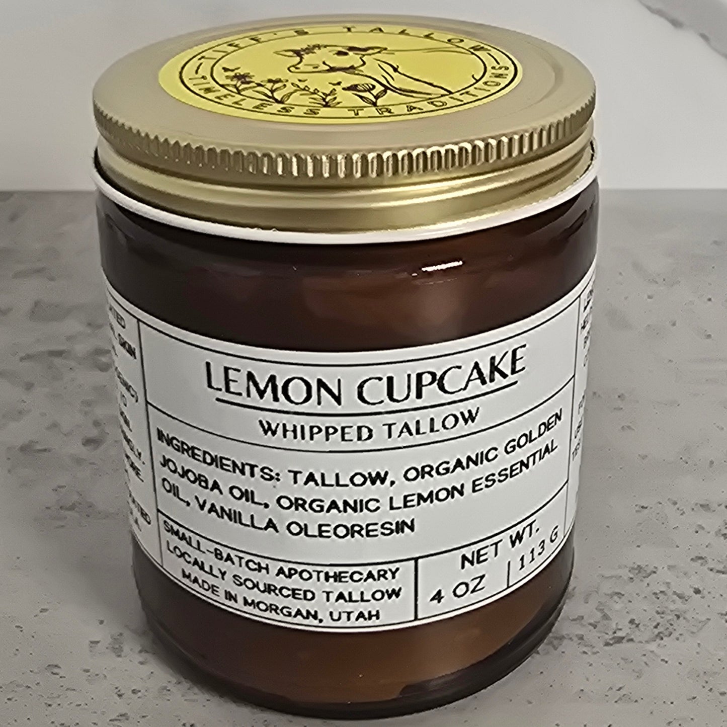 Lemon Cupcake Whipped Tallow