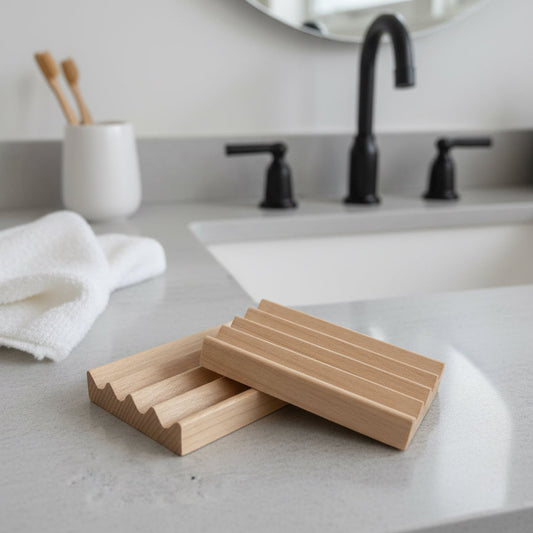 Alder Boardwalk Soap Dish — Made in the USA