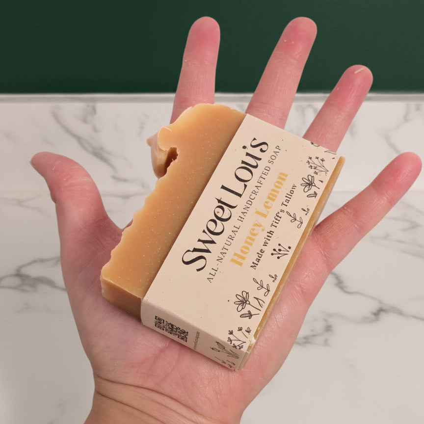 Honey Lemon Tallow (Body) Soap Bar