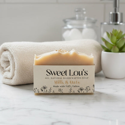 Milk & Oats Tallow (Body) Soap Bar