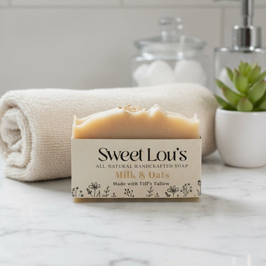 Milk & Oats Tallow (Body) Soap Bar