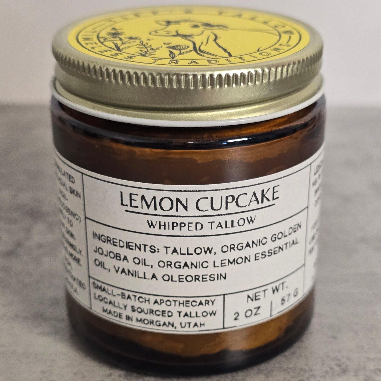 Lemon Cupcake Whipped Tallow
