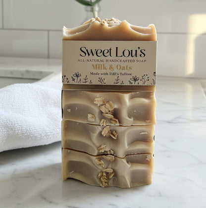 Milk & Oats Tallow (Body) Soap Bar