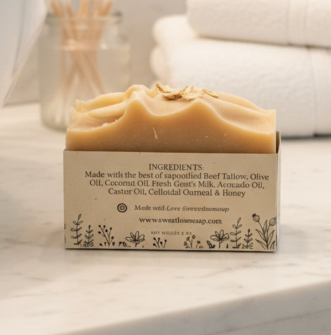 Milk & Oats Tallow (Body) Soap Bar